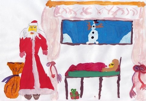 Фото на конкурс "Малюнок до святого Миколая" від Вишневської Олесі, фото №1 на сайті 20minut.ua