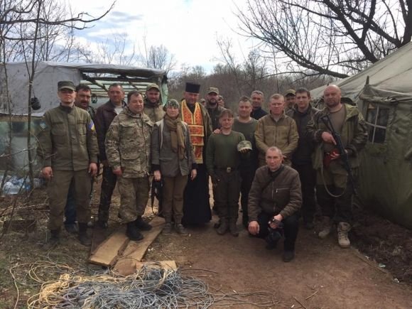 Освячення паски в батальоні імені Генерал-майора Кульчицького, фото №1 на сайті 20minut.ua