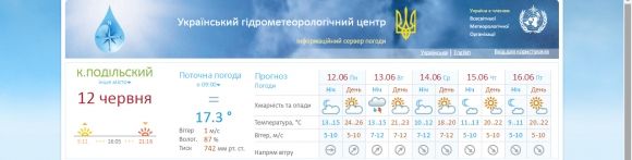 Якою погода буде у Кам’янці цього тижня? на сайті 20minut.ua Якою погода буде у Кам’янці цього тижня?, фото №1 на сайті 20minut.ua
