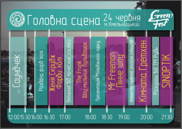 Новини Хмельницького - фото з Від ранкової йоги до ночі кіно: як у Хмельницькому пройде "Green Fest" (ПРОГРАМА) Від ранкової йоги до ночі кіно: як у Хмельницькому пройде "Green Fest" (ПРОГРАМА), фото №8 на сайті vsim.ua