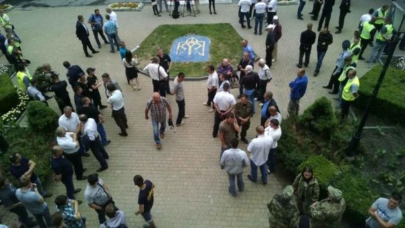 Сесія міськради знову почалася із заворушень, фото №7 на сайті 20minut.ua