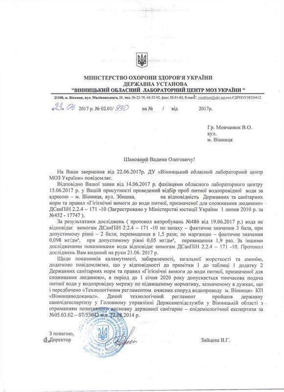 Дослідили якість вінницької «питної» води. Показники здивували (ФОТО), фото №1 на сайті 20minut.ua