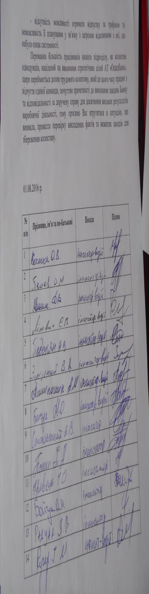 «Нас кидають на зарплаті». Інкасатори Ощадбанку готові до бойкоту (ВІДЕО) на сайті 20minut.ua «Нас кидають на зарплаті». Інкасатори Ощадбанку готові до бойкоту (ВІДЕО), фото №10 на сайті 20minut.ua