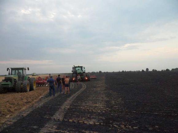 Масштабна пожежа під Вінницею: згоріло поле пшениці. Дим був до неба, фото №3 на сайті 20minut.ua