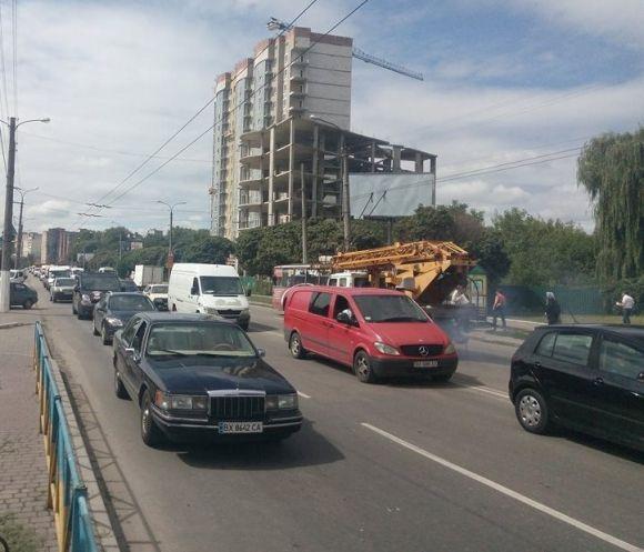 Новини Хмельницького - фото з Перший день ремонту Старокостянтинівського мосту: Зарічанська потонула у заторах Перший день ремонту Старокостянтинівського мосту: Зарічанська потонула у заторах, фото №6 на сайті vsim.ua