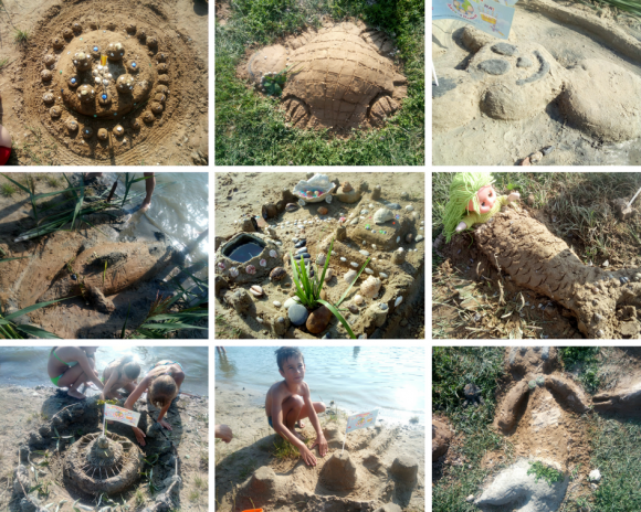 Спінери, русалок та інші фігури з піску ліпили в п'ятницю на пляжі Хімік, фото №7 на сайті 20minut.ua