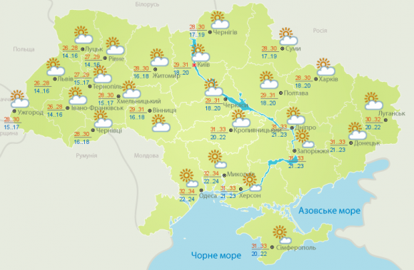 На Україну суне грозова буря з Польщі. Прогноз погоди на наступний тиждень, фото №3 на сайті 20minut.ua