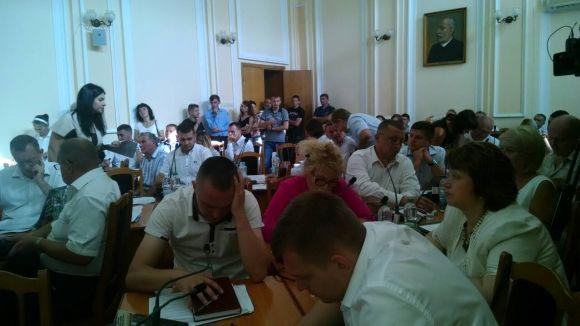 Сороколіта, Турського і Навроцького знову не впускають на сесію міськради, фото №1 на сайті 20minut.ua