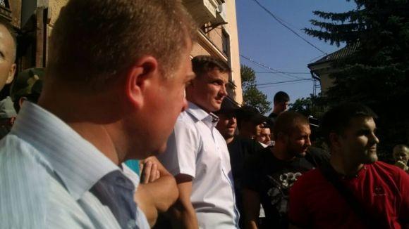 Сороколіта, Турського і Навроцького знову не впускають на сесію міськради, фото №2 на сайті 20minut.ua