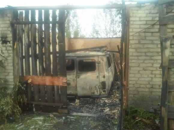 В Дружелюбівці згоріла пилорама, в якій "ночувала" карета швидкої допомоги, фото №1 на сайті 20minut.ua