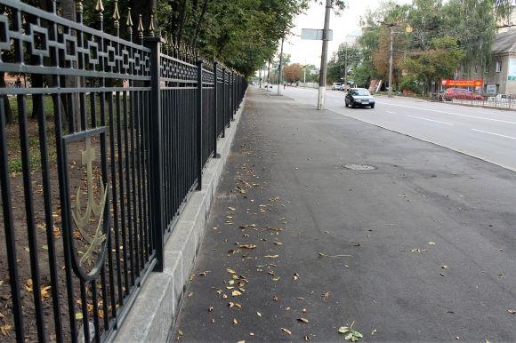 На огорожі Центрального парку тепер є металеві «дерева» на сайті 20minut.ua На огорожі Центрального парку тепер є металеві «дерева», фото №2 на сайті 20minut.ua