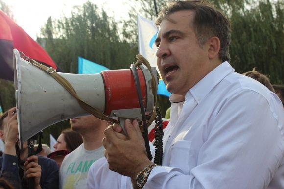 Саакашвілі у Вінниці: одні скандували "Міша!", інші кричали "Ганьба!", фото №9 на сайті 20minut.ua