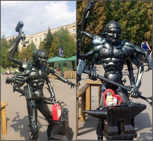 Вінничанин Руслан Бойчук повіз на конкурс ковалів шестирукого велетня, фото №2 на сайті 20minut.ua