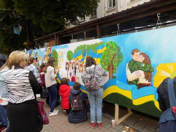 На Проскурівській Хмельницький малювали, фото №3 на сайті vsim.ua