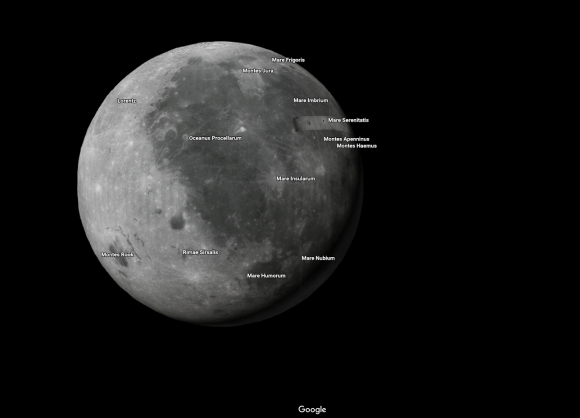 Новинка від Google Maps: космічна подорож планетами вдома, фото №1 на сайті vsim.ua