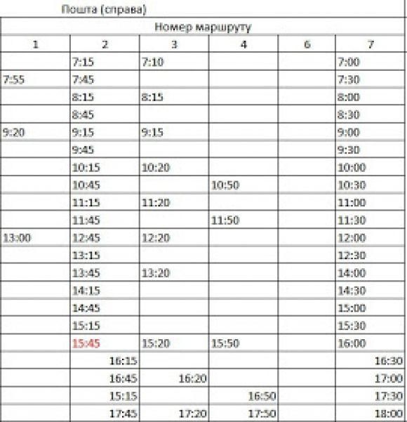 Новий розклад руху козятинських автобусів, фото №3 на сайті 20minut.ua