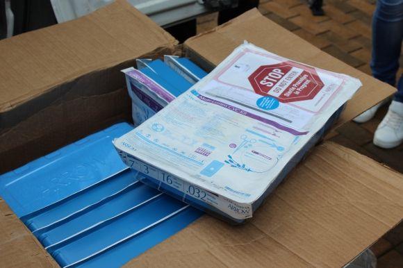 Військовому шпиталю привезли 225 кілограмів медичної гуманітарки із Бірмінгема на сайті 20minut.ua Військовому шпиталю привезли 225 кілограмів медичної гуманітарки із Бірмінгема, фото №1 на сайті 20minut.ua