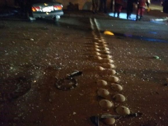 ДТП на Некрасова: зіткнулися Opel та ВАЗ. Довелося викликати пожежників на сайті 20minut.ua Фото з водійської спільноти "ДТП - ПРОБКИ ВИННИЦА" у telegram