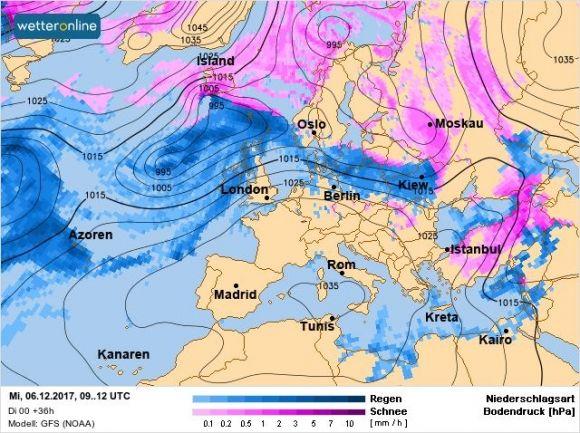 Погода у Кам’янці 6 грудня: поривчастий вітер, мокрий сніг і +4 градуси., фото №1 на сайті 20minut.ua