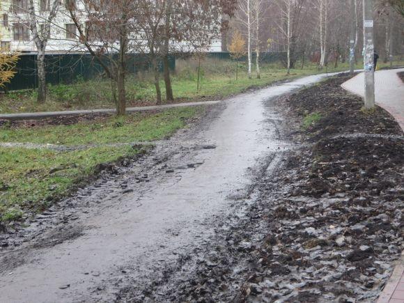 Велосипедна доріжка у парку Чекмана перетворилась у пішохідну, фото №7 на сайті vsim.ua