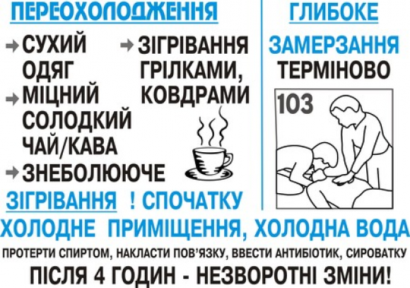 Як уникнути переохолодження та обмороження, фото №2 на сайті 20minut.ua