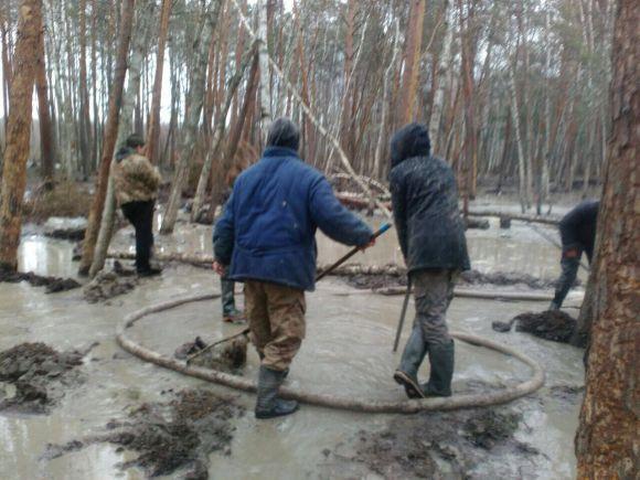 Незаконному видобутку бурштину на Олевщині завадила поліція, фото №1 на сайті 20minut.ua