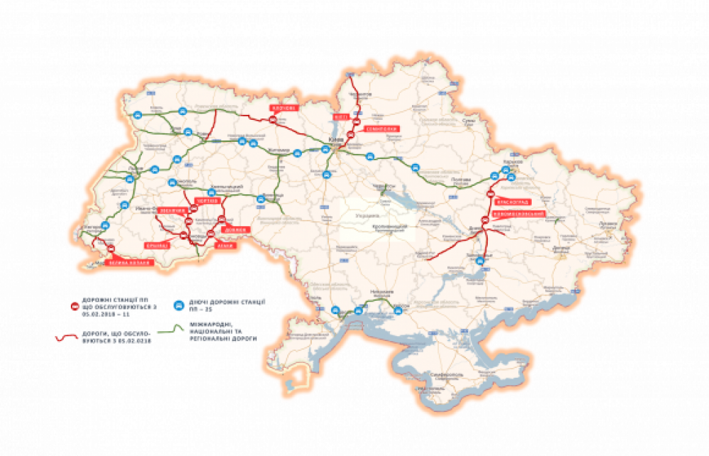 Водіям на замітку! На яких дорогах катається поліція (КАРТА), фото №1 на сайті vsim.ua