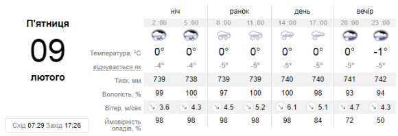 Кам’янчан попереджають про сильний сніг 8 лютого, фото №1 на сайті 20minut.ua