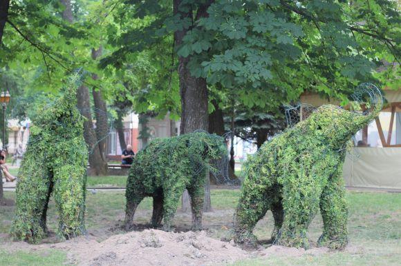 Новини Вінниці - фото з На Європейській площі з'явилися фігурки з туй: закохані та сімейство слонів На Європейській площі з'явилися фігурки з туй: закохані та сімейство слонів, фото №8 на сайті 20minut.ua