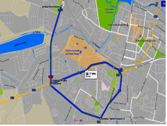 Новини Хмельницького - фото з Здаємо на права: карта маршрутів практичних іспитів ПДР у Хмельницькому Здаємо на права: карта маршрутів практичних іспитів ПДР у Хмельницькому, фото №1 на сайті vsim.ua