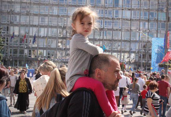 Живі фонтани та лицарські бої на День Європи: що відбувалося у центрі Вінниці (ФОТОРЕПОРТАЖ), фото №13 на сайті 20minut.ua