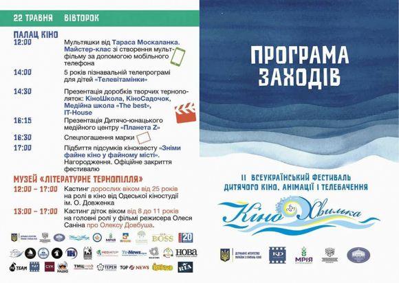 Чим здивує ІІ «КіноХвилька» у Тернополі (програма фестивалю), фото №1 на сайті 20minut.ua