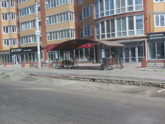 На Панаса Мирного роблять транспортну кишеню за 500 тисяч гривень, фото №2 на сайті vsim.ua