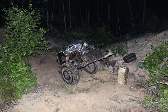 На Словечанщині затримали копачів бурштину, які намагалися видати себе за відпочивальників, фото №1 на сайті 20minut.ua