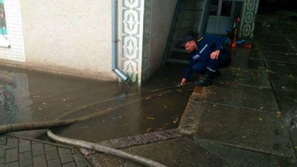 На Волошкова через сильну зливу підтопило дитячий садочок, фото №3 на сайті 20minut.ua