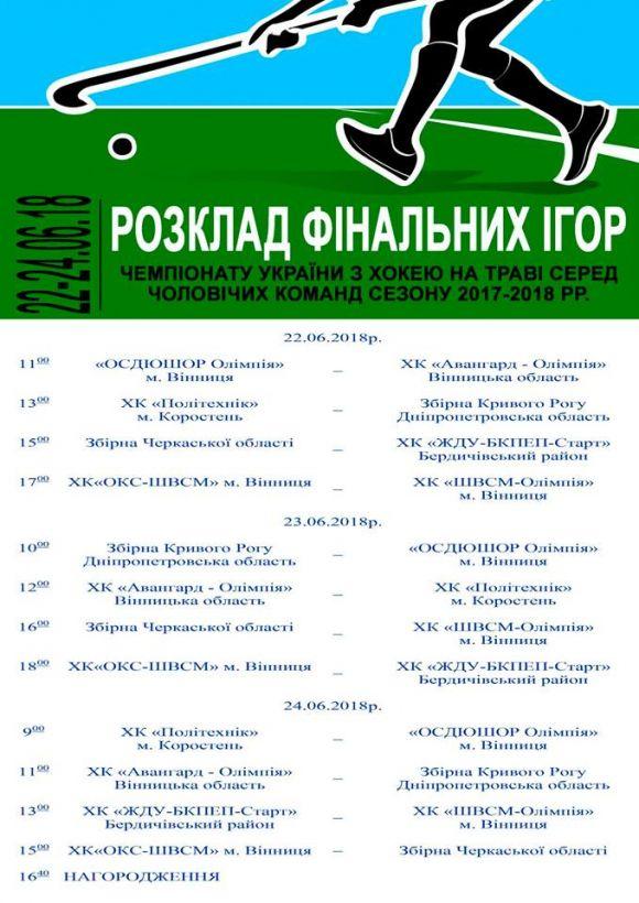 Новини Вінниці - фото з У Вінниці фінішує чемпіонат України з хокею на траві У Вінниці фінішує чемпіонат України з хокею на траві, фото №1 на сайті 20minut.ua