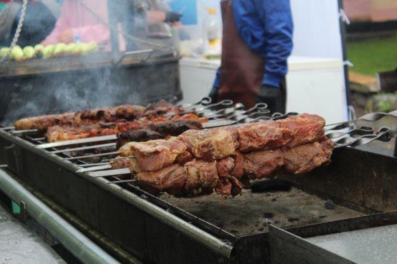 Міський пікнік біля «Локомотиву»: багато м’яса, мало відвідувачів, фото №3 на сайті 20minut.ua