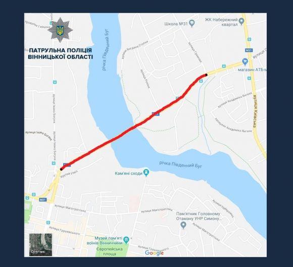 Новини Вінниці - фото з Знову перекривають рух по Київському мосту. Коли та на скільки? Знову перекривають рух по Київському мосту. Коли та на скільки?, фото №1 на сайті 20minut.ua