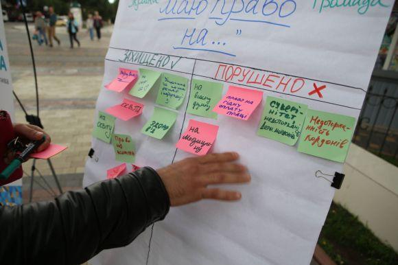 Новини Кам'янця-Подільського - фото з У акції до Дня Конституції кам’янчани розповіли, які їх права найчастіше порушуються У акції до Дня Конституції кам’янчани розповіли, які їх права найчастіше порушуються, фото №2 на сайті 20minut.ua