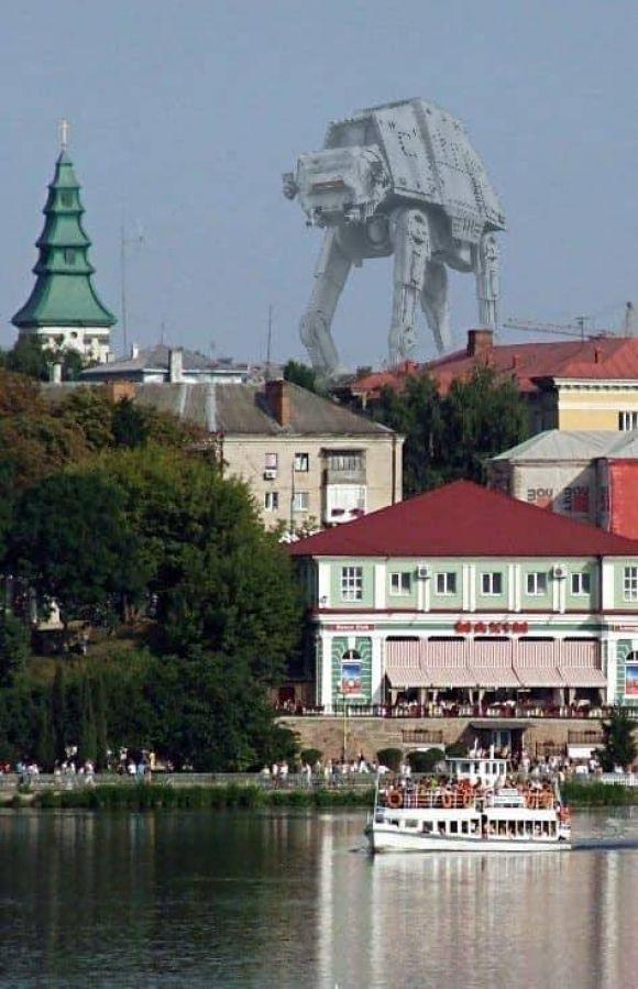 Новини Тернополя - фото з Ідея з пам'ятником Майстру Йоді у Тернополі викликала хвилю фотожаб у мережі Ідея з пам'ятником Майстру Йоді у Тернополі викликала хвилю фотожаб у мережі, фото №7 на сайті 20minut.ua