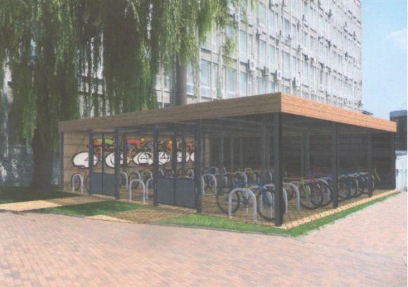 Новини Вінниці - фото з На Тяжилові встановили криту велопарковку. А що буде ще? На Тяжилові встановили криту велопарковку. А що буде ще?, фото №5 на сайті 20minut.ua
