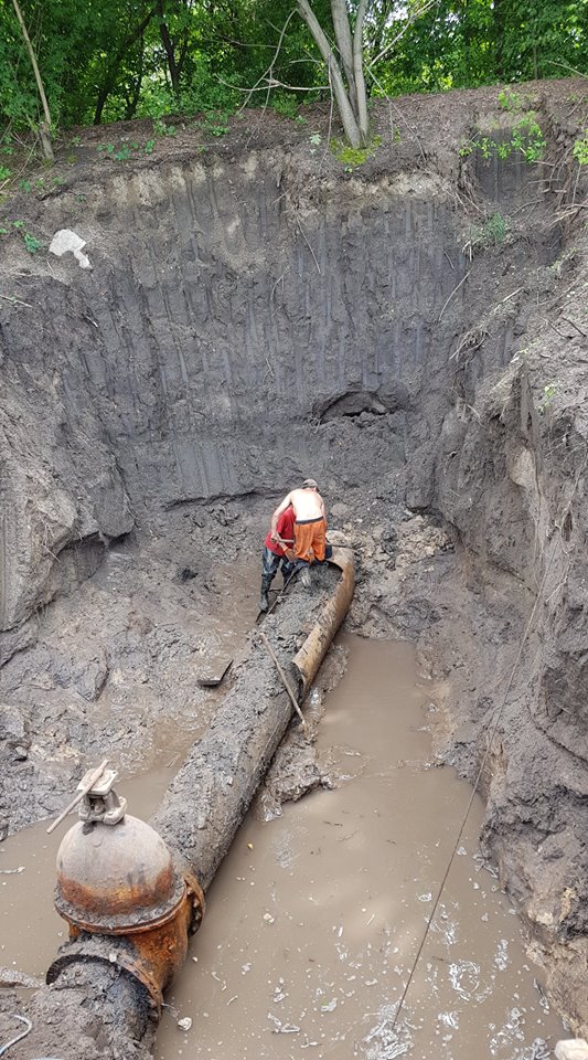 Новини Житомира - фото з Важкі будні працівників водоканалу: керівник підприємства опублікував вражаюче фото Світлина від Андрея Никитина.