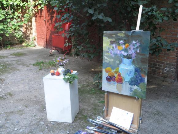 Новини Хмельницького - фото з У мистецькому дворику хмельничанам розказали та показали, як писати натюрморти У мистецькому дворику хмельничанам розказали та показали, як писати натюрморти, фото №3 на сайті vsim.ua