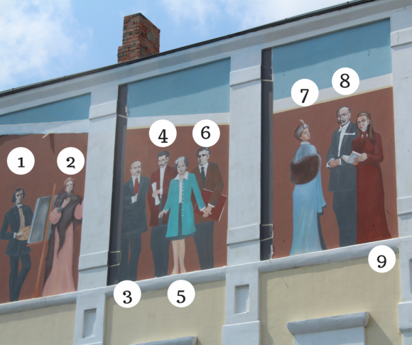 Новини Вінниці - фото з Творчий «пантеон». Кого намалювали на новому муралі біля МакДональдсу Творчий «пантеон». Кого намалювали на новому муралі біля МакДональдсу, фото №2 на сайті 20minut.ua