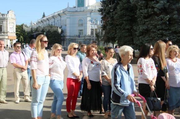 На майдані ім. С.П. Корольова урочисто підняли Державний Прапор України, фото №3 на сайті 20minut.ua