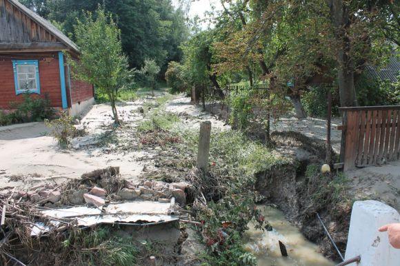 В Овруцькому районі негода зруйнувала автодорогу, фото №2 на сайті 20minut.ua