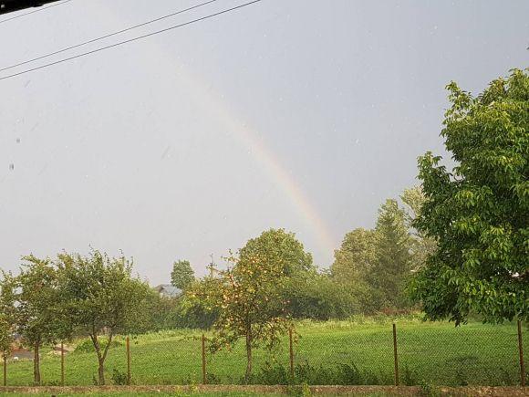 Біля Тернополя після граду з'явилася веселка, фото №1 на сайті 20minut.ua