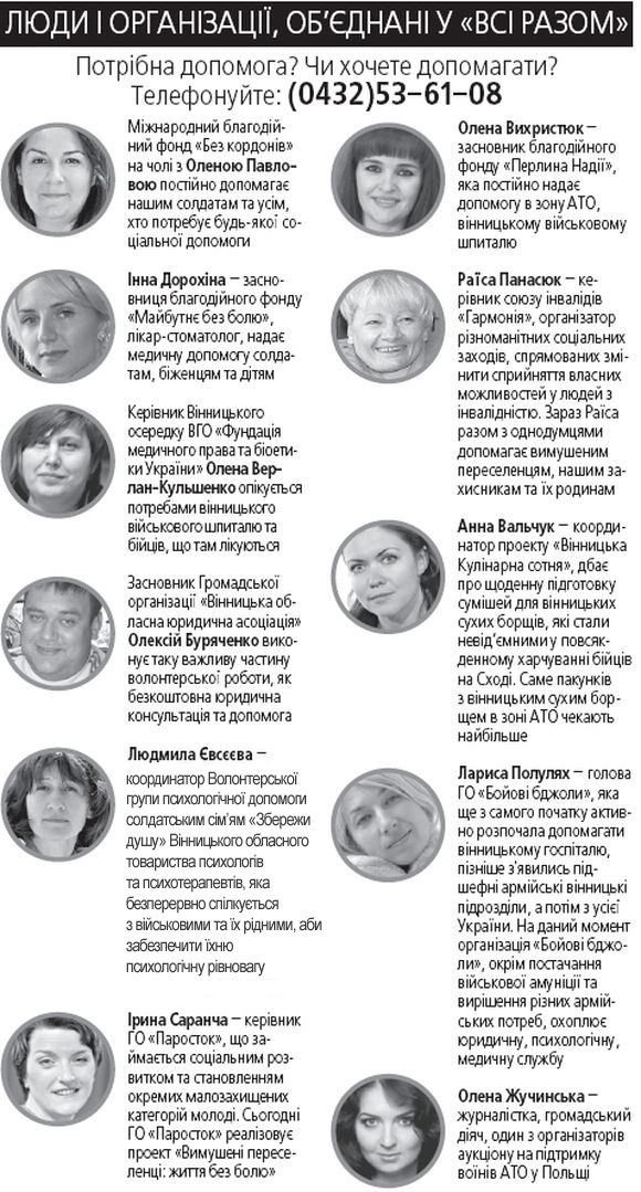 Вінницькі волонтери: навіщо їм ця морока?, фото №1 на сайті 20minut.ua