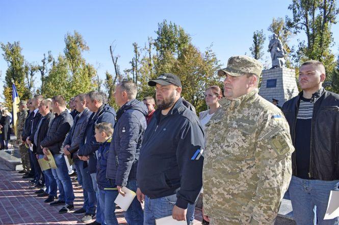 «Над воїном схилилась Богоматір» - У Жмеринці відкрили два пам’ятники Захисникам України, фото №2 на сайті 20minut.ua