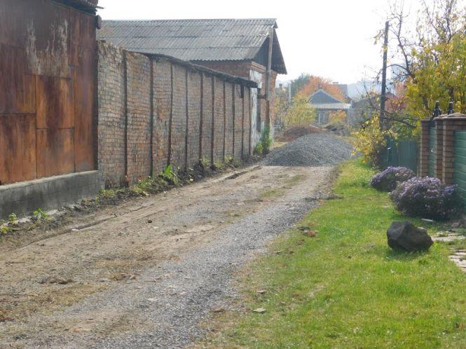 На провулку Болотному кладуть новий асфальт. Мешканці вимагають зробити тротуар, фото №7 на сайті vsim.ua